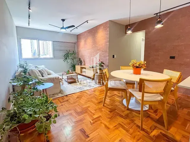 Apartamento com 90m² 3 quartos e 2 banheiros, à venda, no bairro Cerqueira César em São Paulo