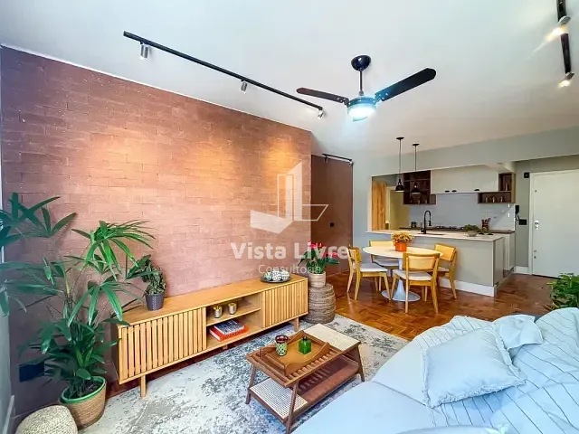 Apartamento com 90m² 3 quartos e 2 banheiros, à venda, no bairro Cerqueira César em São Paulo