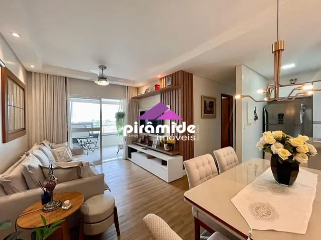 Apartamento com 87m² 3 quartos e 2 banheiros, à venda, no bairro Jardim Satélite em São José dos Campos