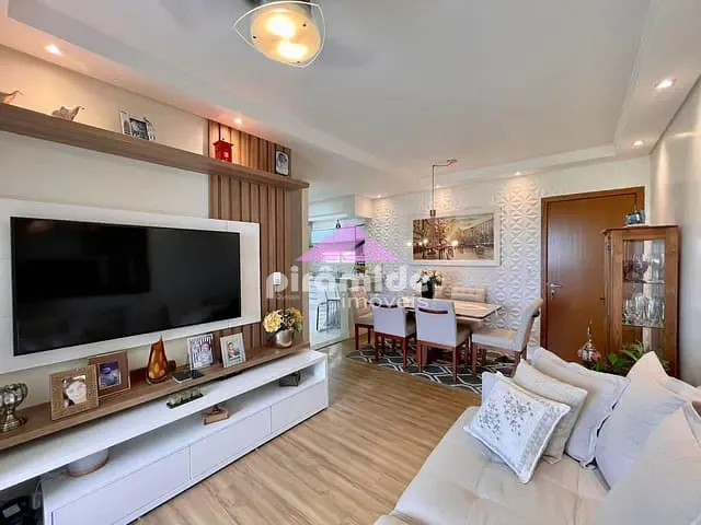 Apartamento com 87m² 3 quartos e 2 banheiros, à venda, no bairro Jardim Satélite em São José dos Campos