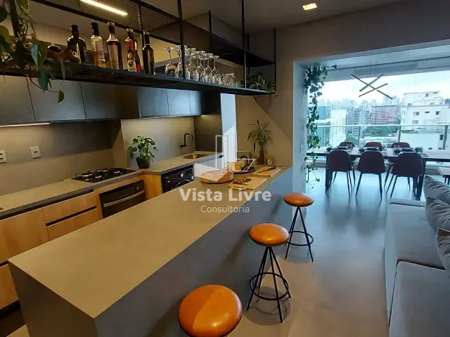 Apartamento com 97m² 2 quartos e 2 banheiros, à venda, no bairro Indianópolis em São Paulo