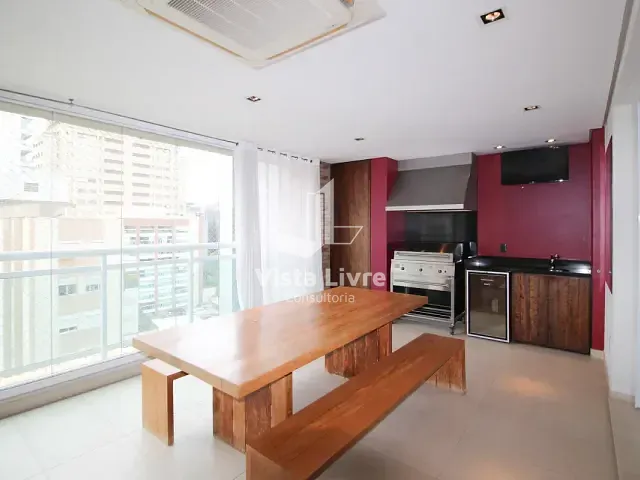 Apartamento com 168m² 2 quartos e 3 banheiros, à venda, no bairro Itaim Bibi em São Paulo
