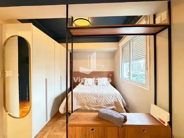 Apartamento com 36m² 1 quarto e 1 banheiro, à venda, no bairro Jardim Paulistano em São Paulo
