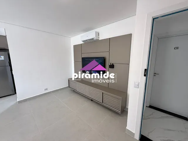 Apartamento com 56m² 1 quarto e 1 banheiro, à venda ou para alugar, no bairro Aruan em Caraguatatuba
