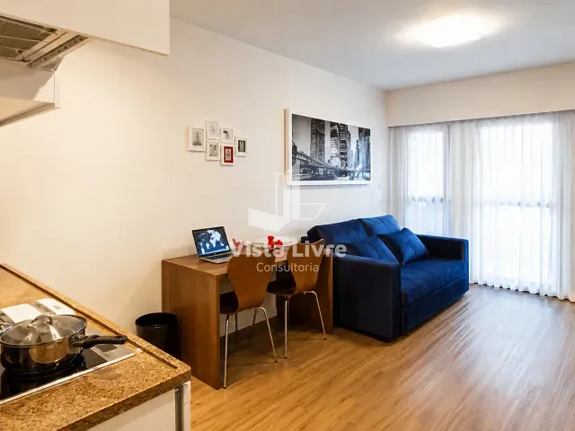 Apartamento com 32m² 1 quarto e 2 banheiros, à venda, no bairro Itaim Bibi em São Paulo