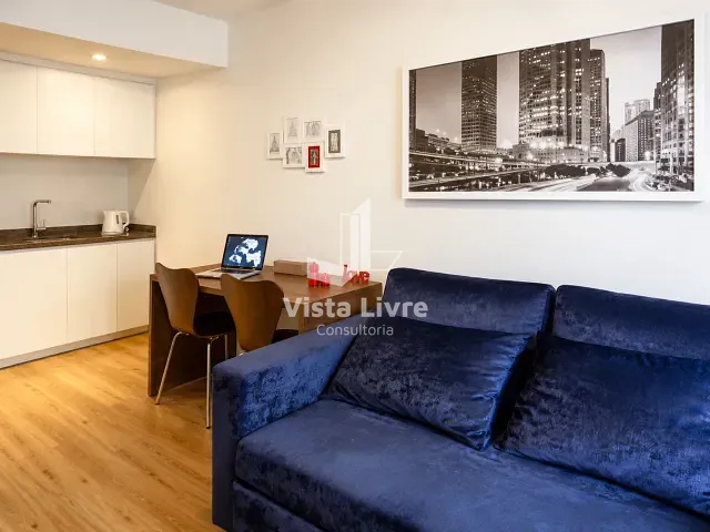 Apartamento com 32m² 1 quarto e 2 banheiros, à venda, no bairro Itaim Bibi em São Paulo