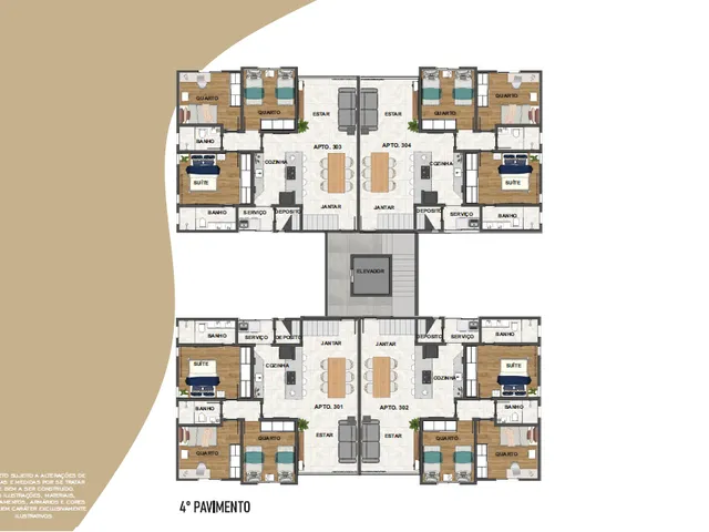 Cobertura / Penthouse com 160m² 4 quartos e 1 banheiro, à venda, no bairro Indaiá em Belo Horizonte
