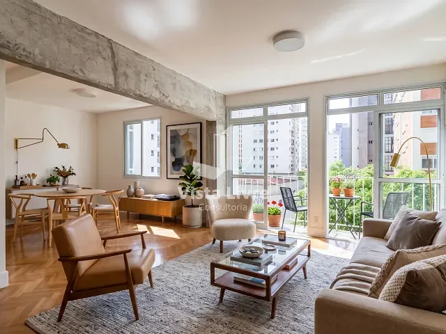Apartamento com 142m² 2 quartos e 3 banheiros, à venda, no bairro Vila Bastos em Santo André