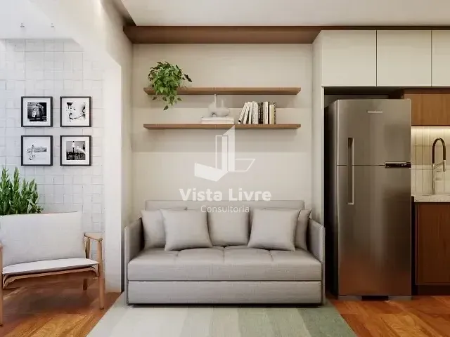 Apartamento com 32m² 1 quarto e 1 banheiro, à venda, no bairro Pinheiros em São Paulo