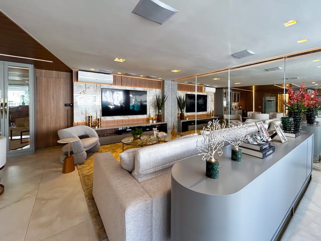 Foto do Apartamento - Apartamento à venda alto padrão mobiliado e decorado no Setor Bueno Goiânia GO. | Home Gyn Imóveis Ltda