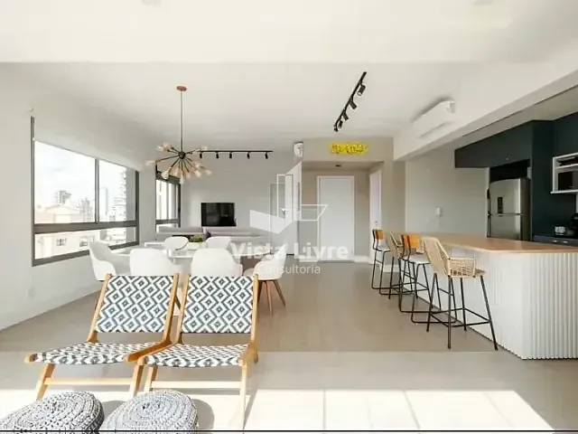 Apartamento com 117m² 2 quartos e 4 banheiros, à venda, no bairro Indianópolis em São Paulo