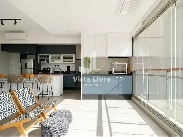 Apartamento com 117m² 2 quartos e 4 banheiros, à venda, no bairro Indianópolis em São Paulo