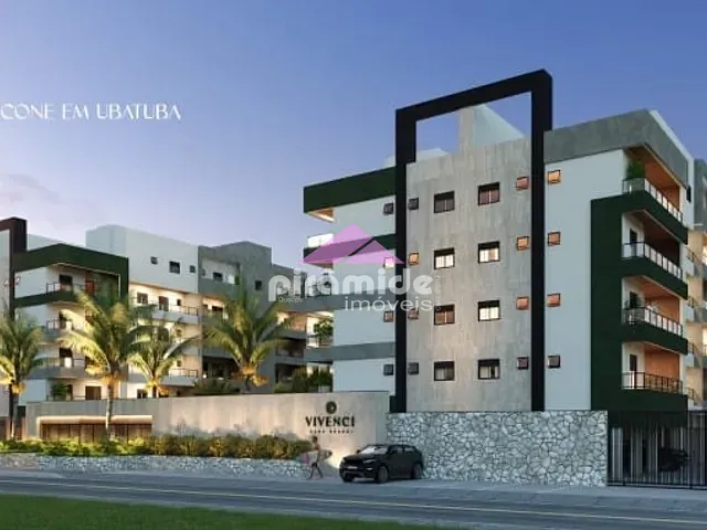 Apartamento com 71m² 2 quartos e 2 banheiros, disponível, no bairro Jardim Carolina em Ubatuba