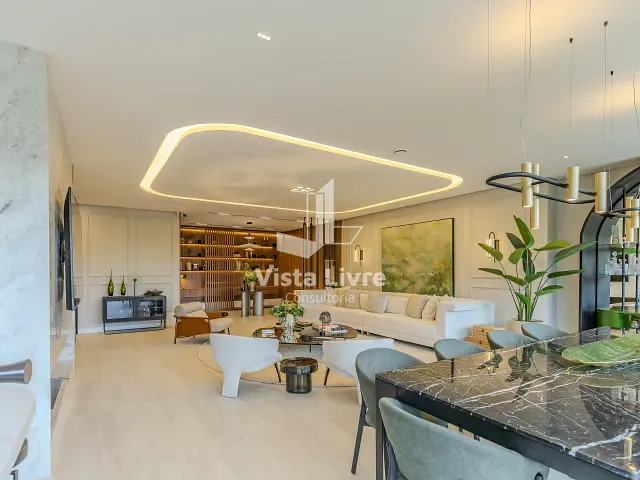 Apartamento com 215m² 3 quartos e 6 banheiros, à venda, no bairro Vila Tramontano em São Paulo