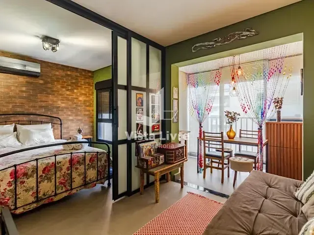 Apartamento com 40m² 1 quarto e 1 banheiro, à venda, no bairro Pinheiros em São Paulo