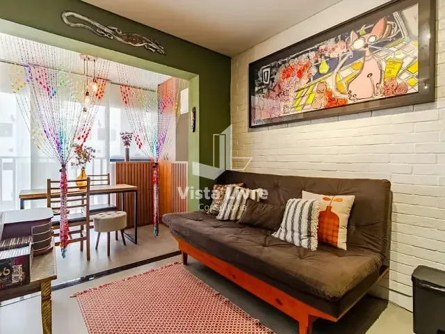 Apartamento com 40m² 1 quarto e 1 banheiro, à venda, no bairro Pinheiros em São Paulo