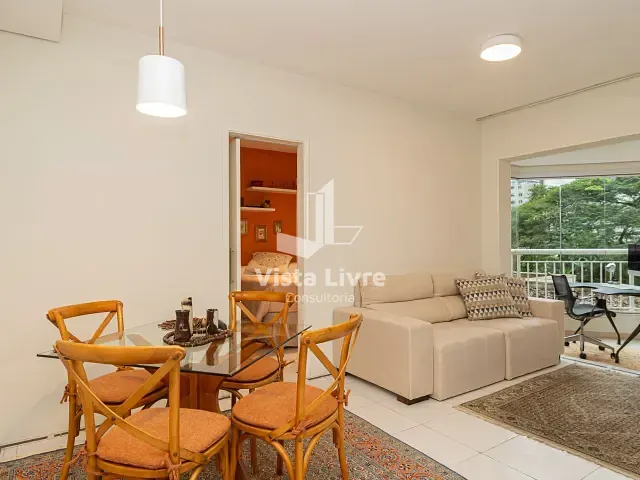 Apartamento com 55m² 1 quarto e 2 banheiros, à venda, no bairro Cerqueira César em São Paulo