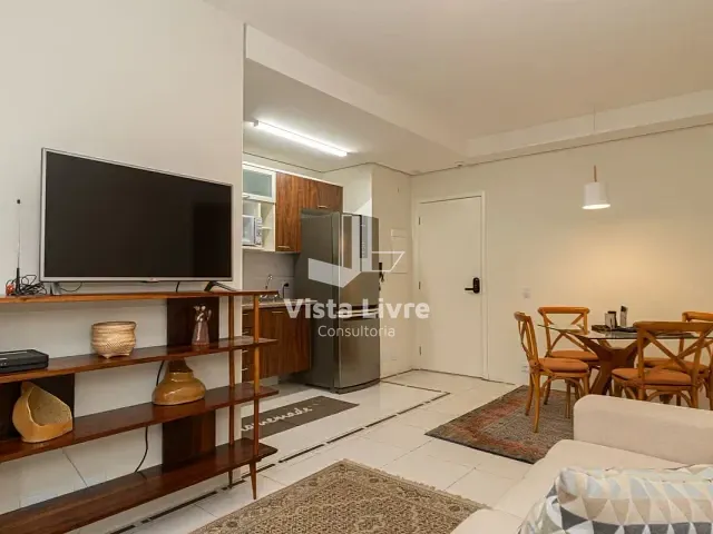 Apartamento com 55m² 1 quarto e 2 banheiros, à venda, no bairro Cerqueira César em São Paulo