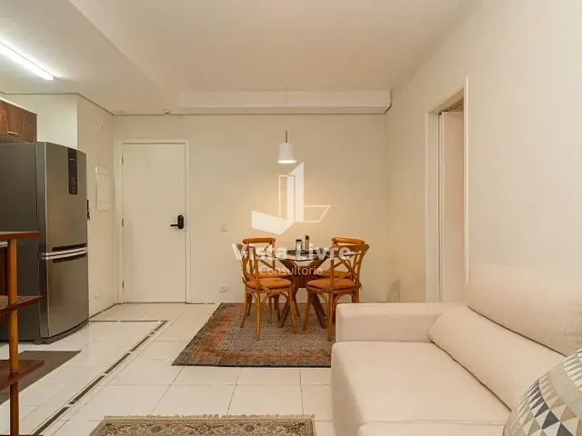 Apartamento com 55m² 1 quarto e 2 banheiros, à venda, no bairro Cerqueira César em São Paulo