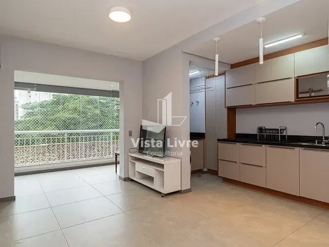 Apartamento com 55m² 1 quarto e 2 banheiros, à venda, no bairro Cerqueira César em São Paulo