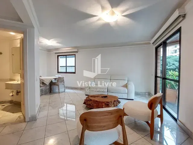 Apartamento com 126m² 3 quartos e 4 banheiros, à venda, no bairro Brooklin Novo em São Paulo