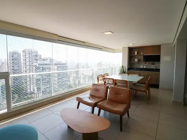 Apartamento com 138m² 3 quartos e 5 banheiros, à venda, no bairro Brooklin Paulista em São Paulo
