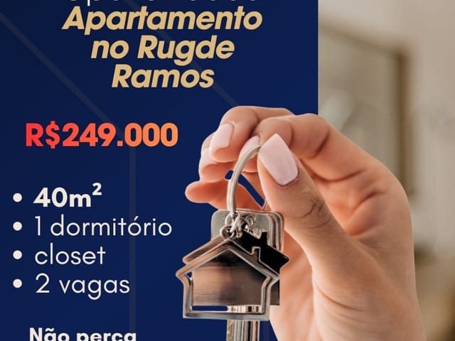 Apartamento com 40m² 1 quarto e 1 banheiro, à venda, no bairro Rudge Ramos em São Bernardo do Campo