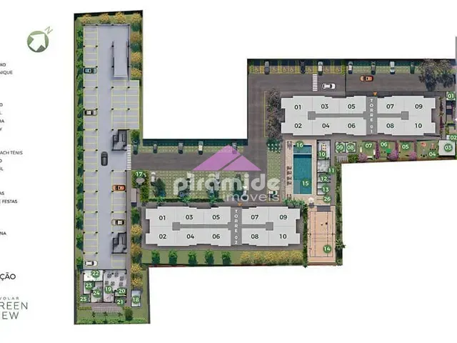 Apartamento 2 quartos e 2 banheiros, à venda, no bairro Jardim das Indústrias em São José dos Campos