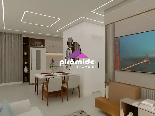Apartamento com 47m² 2 quartos e 1 banheiro, à venda, no bairro Jardim das Paineiras I em São José dos Campos