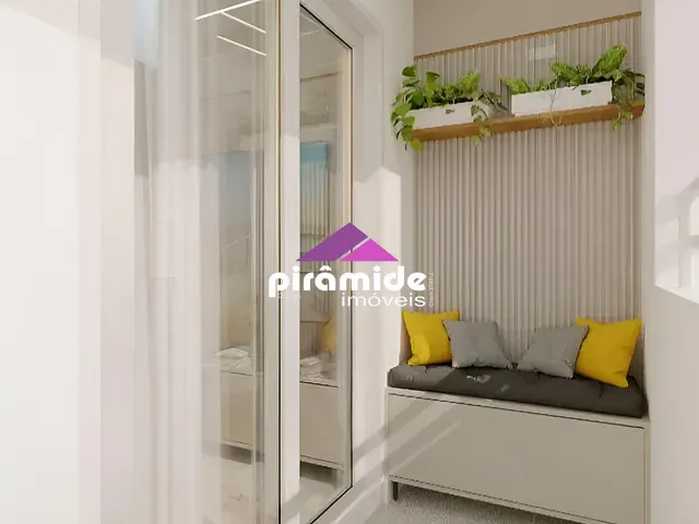 Apartamento com 47m² 2 quartos e 1 banheiro, à venda, no bairro Jardim das Paineiras I em São José dos Campos
