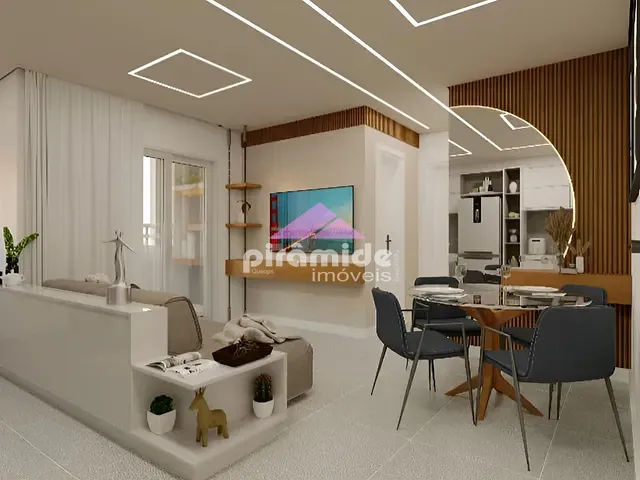 Apartamento com 47m² 2 quartos e 1 banheiro, à venda, no bairro Jardim das Paineiras I em São José dos Campos