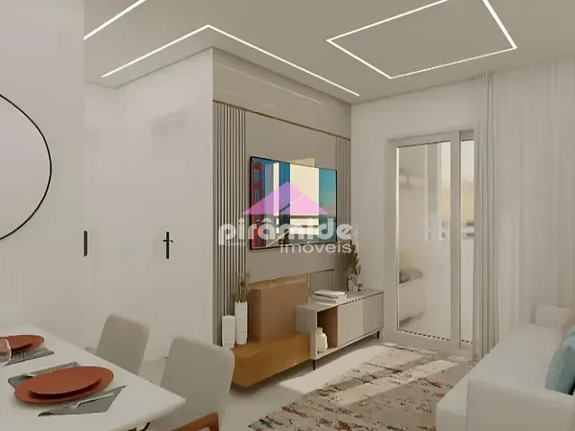 Apartamento com 47m² 2 quartos e 1 banheiro, à venda, no bairro Jardim das Paineiras I em São José dos Campos