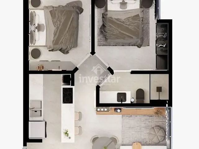 Apartamento 2 quartos e 1 banheiro, à venda, no bairro Catolé em Campina Grande
