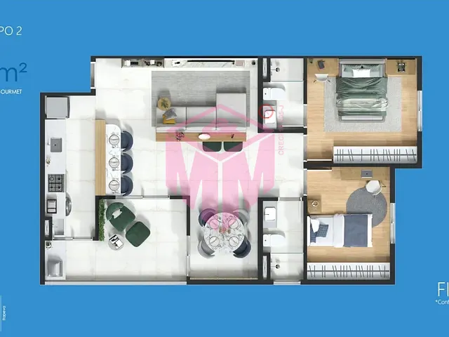 Apartamento com 71m² 3 quartos e 2 banheiros, à venda, no bairro Baeta Neves em São Bernardo do Campo