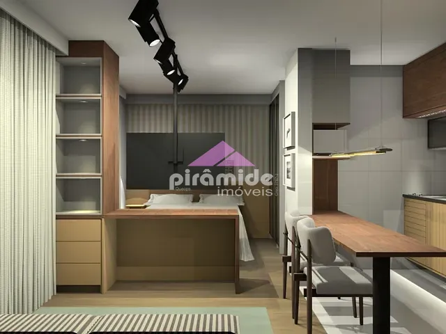 Apartamento com 33m² 1 quarto e 1 banheiro, para alugar, no bairro Jardim Esplanada em São José dos Campos