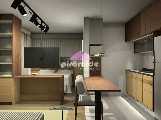Apartamento com 33m² 1 quarto e 1 banheiro, para alugar, no bairro Jardim Esplanada em São José dos Campos