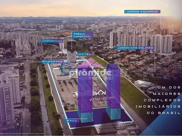 Apartamento 2 quartos e 2 banheiros, à venda, no bairro Jardim das Colinas em São José dos Campos