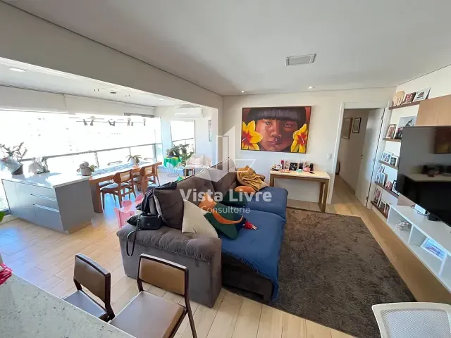 Apartamento com 94m² 3 quartos e 2 banheiros, à venda, no bairro Mirandópolis em São Paulo