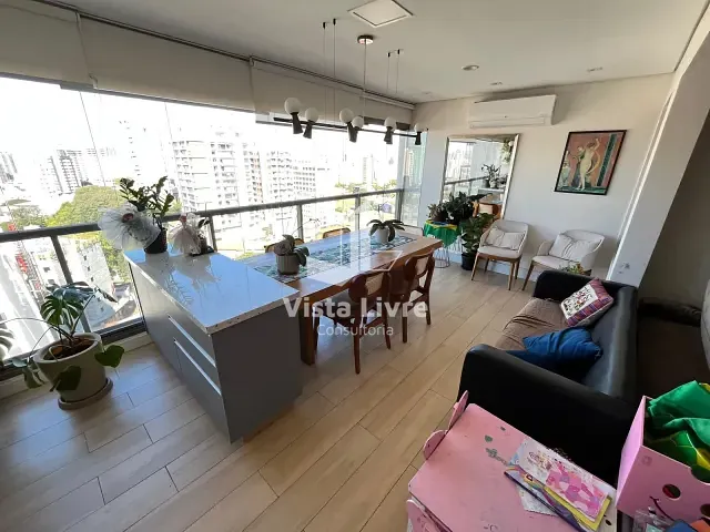 Apartamento com 94m² 3 quartos e 2 banheiros, à venda, no bairro Mirandópolis em São Paulo