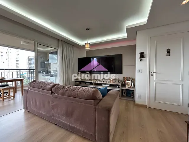 Apartamento com 116m² 3 quartos e 3 banheiros, à venda, no bairro Jardim Aquarius em São José dos Campos