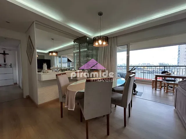 Apartamento com 116m² 3 quartos e 3 banheiros, à venda, no bairro Jardim Aquarius em São José dos Campos