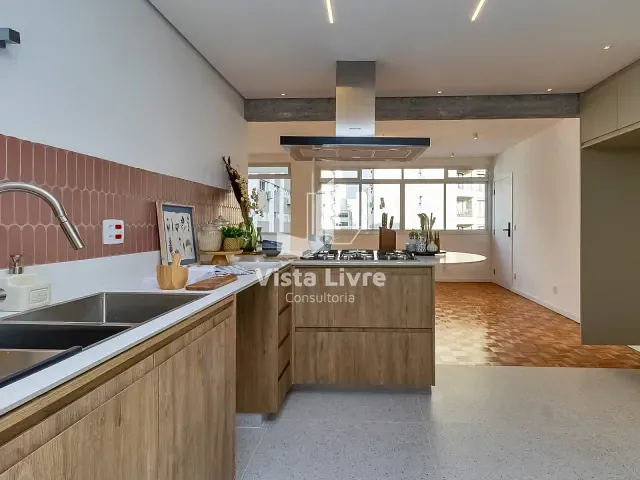Apartamento com 107m² 2 quartos e 2 banheiros, à venda, no bairro Jardim Paulista em São Paulo
