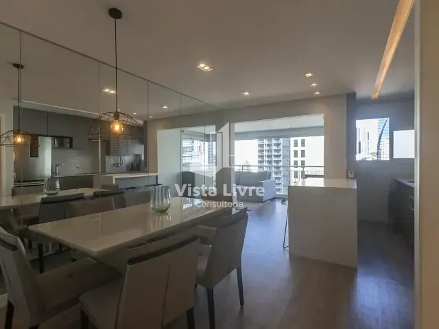 Apartamento com 62m² 1 quarto e 2 banheiros, à venda, no bairro Vila Nova Conceição em São Paulo