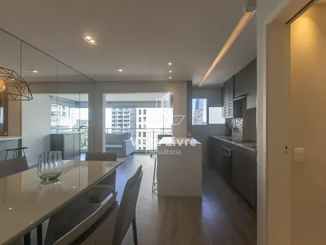 Apartamento com 62m² 1 quarto e 2 banheiros, à venda, no bairro Vila Nova Conceição em São Paulo