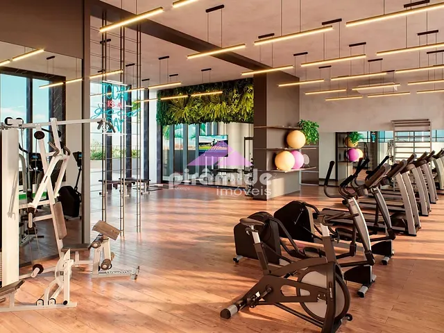 Apartamento com 45m² 1 quarto e 2 banheiros, à venda, no bairro Jardim Aquárius em São José dos Campos