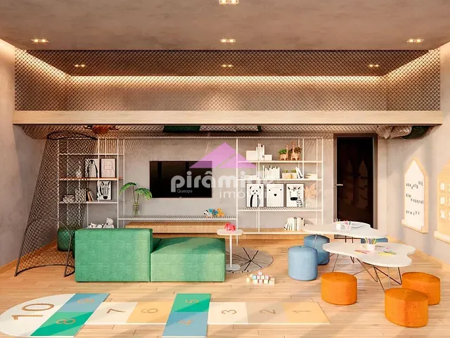 Apartamento com 45m² 1 quarto e 2 banheiros, à venda, no bairro Jardim Aquárius em São José dos Campos