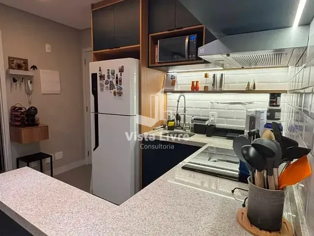 Apartamento com 47m² 2 quartos e 1 banheiro, à venda, no bairro Santo Amaro em São Paulo