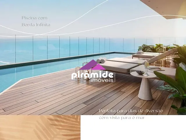 Apartamento com 47m² 1 quarto e 1 banheiro, à venda, no bairro Martim de Sá em Caraguatatuba