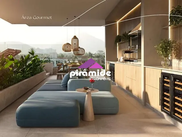 Apartamento com 47m² 1 quarto e 1 banheiro, à venda, no bairro Martim de Sá em Caraguatatuba