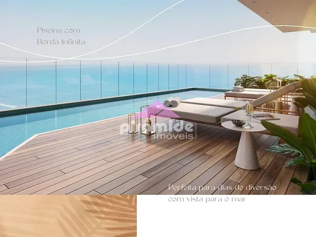 Apartamento com 47m² 1 quarto e 1 banheiro, à venda, no bairro Martim de Sá em Caraguatatuba